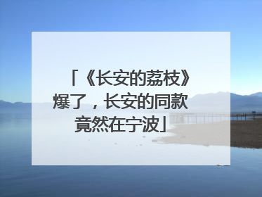 《长安的荔枝》爆了，长安的同款竟然在宁波