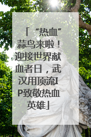 “热血”蒜鸟来啦！迎接世界献血者日，武汉用顶流IP致敬热血英雄