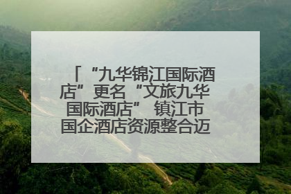 “九华锦江国际酒店”更名“文旅九华国际酒店” 镇江市国企酒店资源整合迈出重要一步