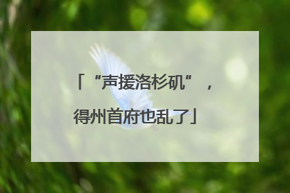 “声援洛杉矶”，得州首府也乱了