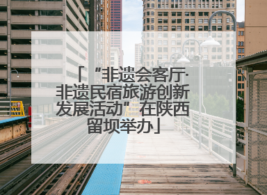 “非遗会客厅·非遗民宿旅游创新发展活动”在陕西留坝举办