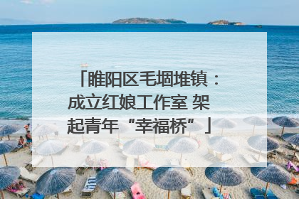睢阳区毛堌堆镇：成立红娘工作室 架起青年“幸福桥”