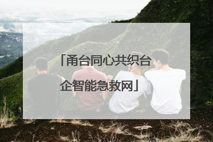 甬台同心共织台企智能急救网