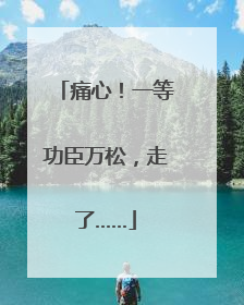 痛心！一等功臣万松，走了……