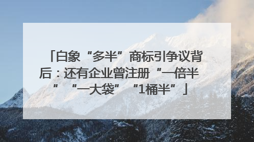 白象“多半”商标引争议背后：还有企业曾注册“一倍半”“一大袋”“1桶半”