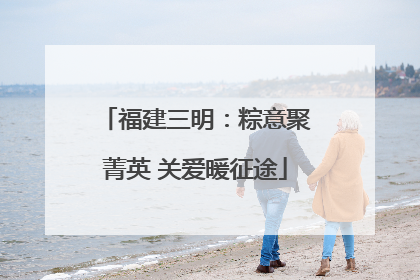 福建三明：粽意聚菁英 关爱暖征途