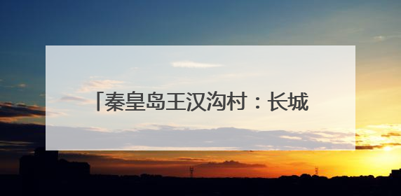 秦皇岛王汉沟村：长城脚下的“甜蜜事业”