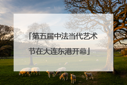 第五届中法当代艺术节在大连东港开幕