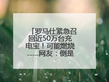 罗马仕紧急召回近50万台充电宝！可能燃烧……网友：倒是说明咋召回啊