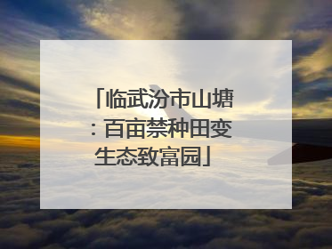 临武汾市山塘：百亩禁种田变生态致富园
