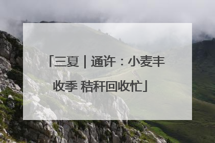 三夏｜通许：小麦丰收季 秸秆回收忙