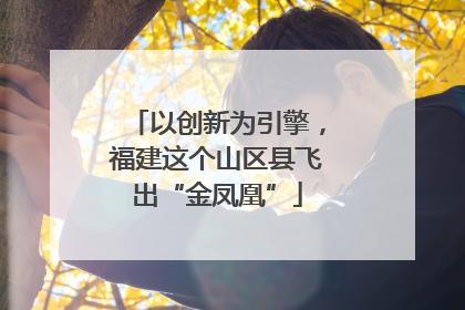 以创新为引擎，福建这个山区县飞出“金凤凰”