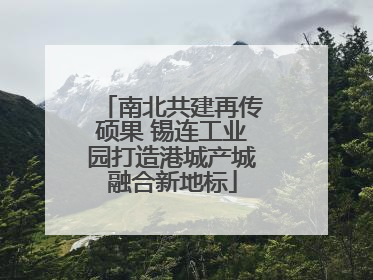 南北共建再传硕果 锡连工业园打造港城产城融合新地标