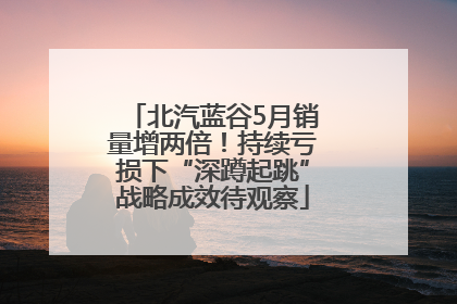 北汽蓝谷5月销量增两倍！持续亏损下“深蹲起跳”战略成效待观察
