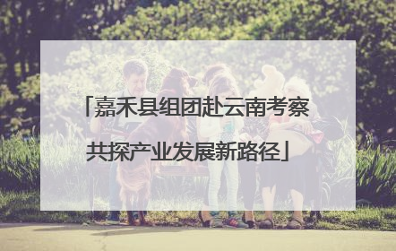 嘉禾县组团赴云南考察 共探产业发展新路径