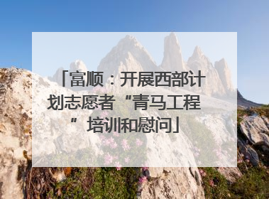 富顺：开展西部计划志愿者“青马工程”培训和慰问