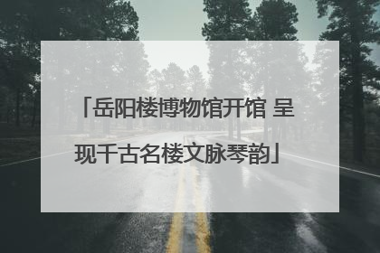 岳阳楼博物馆开馆 呈现千古名楼文脉琴韵