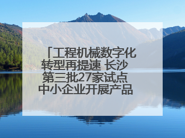 工程机械数字化转型再提速 长沙第三批27家试点中小企业开展产品供需对接