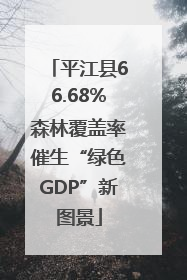 平江县66.68%森林覆盖率催生“绿色GDP”新图景
