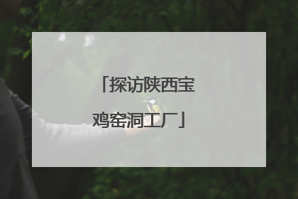 探访陕西宝鸡窑洞工厂
