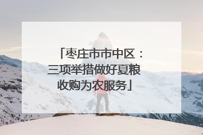枣庄市市中区：三项举措做好夏粮收购为农服务