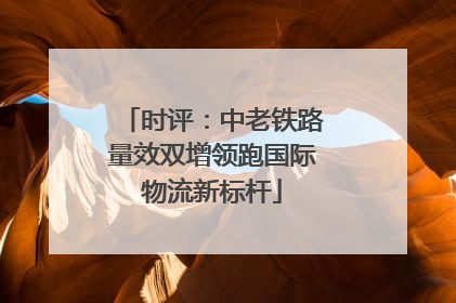 时评：中老铁路量效双增领跑国际物流新标杆