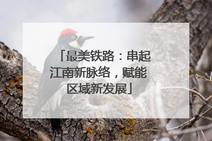 最美铁路：串起江南新脉络，赋能区域新发展
