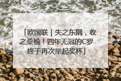 欧国联｜失之东隅，收之桑榆！四年无冠的C罗终于再次举起奖杯