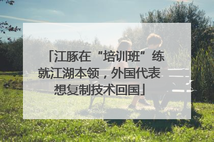 江豚在“培训班”练就江湖本领，外国代表想复制技术回国