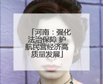 河南：强化法治保障 护航民营经济高质量发展