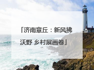 济南章丘：新风拂沃野 乡村展画卷