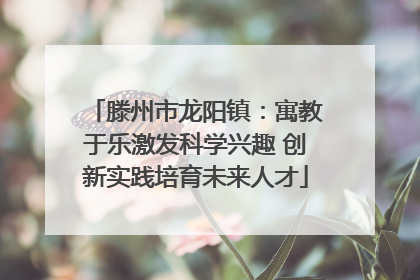 滕州市龙阳镇：寓教于乐激发科学兴趣 创新实践培育未来人才