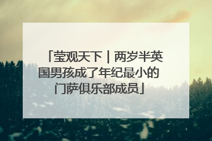 莹观天下｜两岁半英国男孩成了年纪最小的门萨俱乐部成员