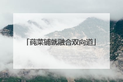 莼菜铺就融合双向道