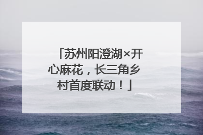 苏州阳澄湖×开心麻花，长三角乡村首度联动！
