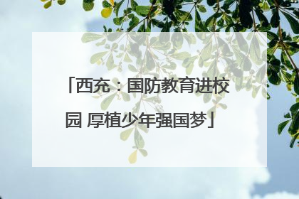西充：国防教育进校园 厚植少年强国梦