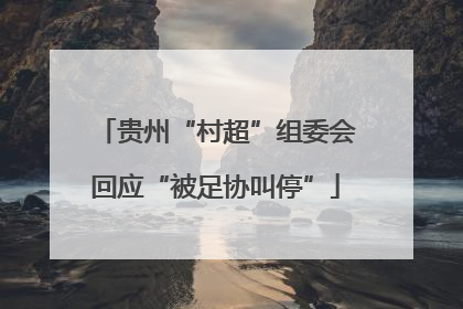 贵州“村超”组委会回应“被足协叫停”