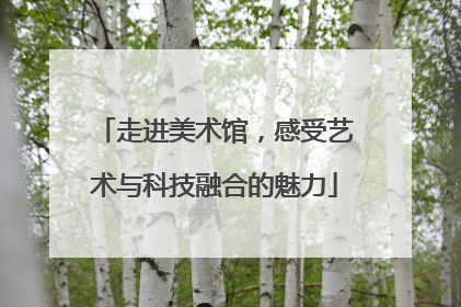 走进美术馆，感受艺术与科技融合的魅力