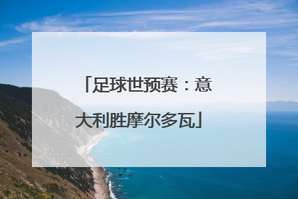 足球世预赛：意大利胜摩尔多瓦