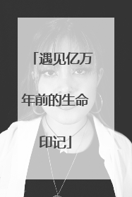 遇见亿万年前的生命印记