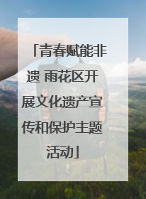 青春赋能非遗 雨花区开展文化遗产宣传和保护主题活动