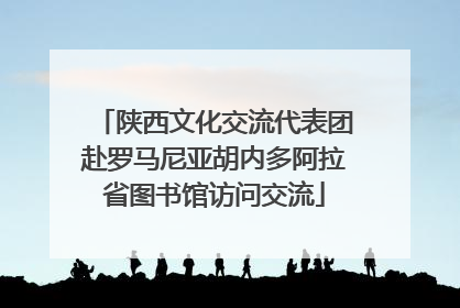 陕西文化交流代表团赴罗马尼亚胡内多阿拉省图书馆访问交流
