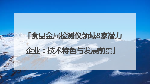食品金属检测仪领域8家潜力企业：技术特色与发展前景