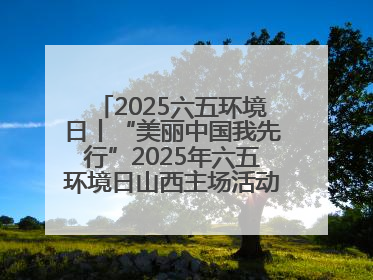 2025六五环境日丨“美丽中国我先行”2025年六五环境日山西主场活动在大同启动 多元形式绘就生态画卷