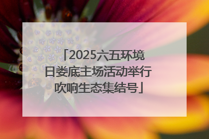 2025六五环境日娄底主场活动举行 吹响生态集结号