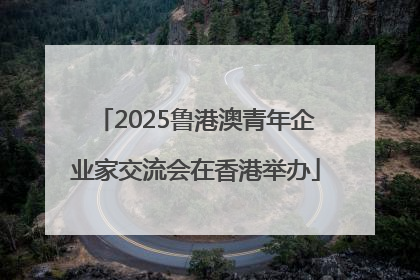 2025鲁港澳青年企业家交流会在香港举办