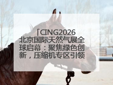 CING2026北京国际天然气展全球启幕：聚焦绿色创新，压缩机专区引领行业新未来