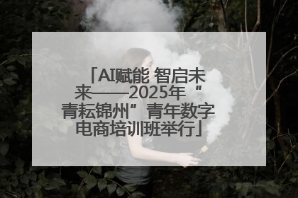 AI赋能 智启未来——2025年“青耘锦州”青年数字电商培训班举行